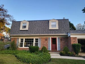 One-story home with new roofing