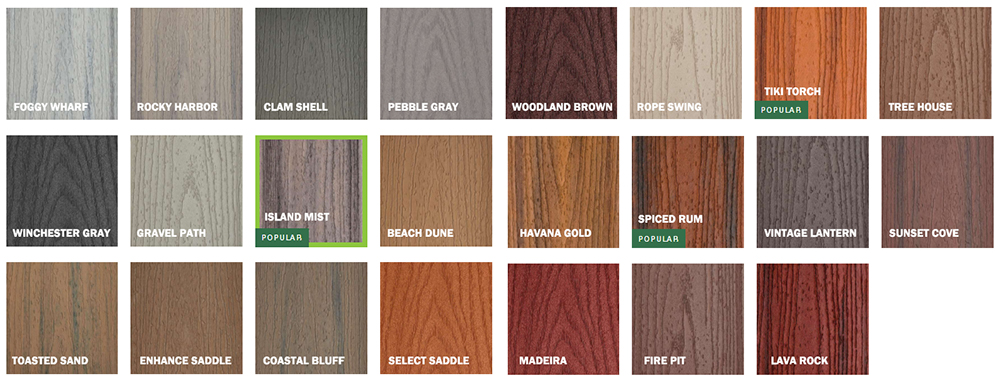 Trex Deck Colors