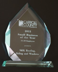 2015 Carroll County Small Business of the Year