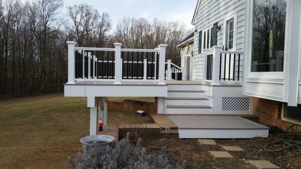 new deck on a home in the Prince George's county area