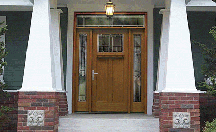 front back and side entry door slideshow from s&k roofing 